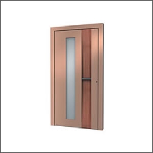 Portoncini d'ingresso in alluminio e legno